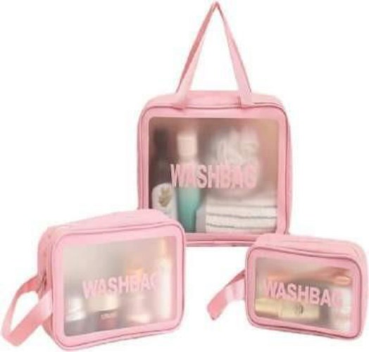Wash Bag (Pink) — 3 pcs