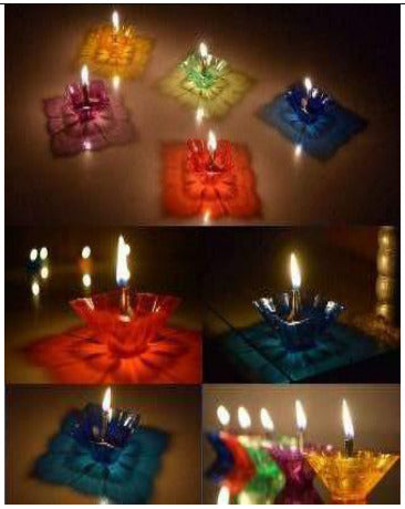 Traditional Diwali 3D Plastic Shadow Reflection Diya - SKU 197
