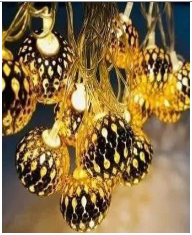 Balls Decorative String Gold tion - SKU 228