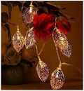 Metal Tree Leaf Shape Decorative LED Fairy String Starry Lights - SKU 229