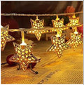 Metal Star LED Fairy String Lights - SKU 230