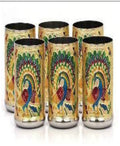 Meenakari Glass Set 6 Pcs - SKU 258